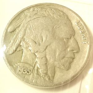 1935 (P) Buffalo Nickel Great Condition Full Date Rare VG+ Condition FULL DATE